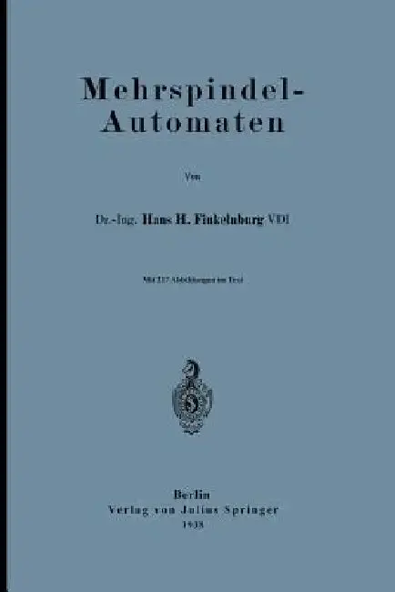 Cover of Mehrspindel-Automaten