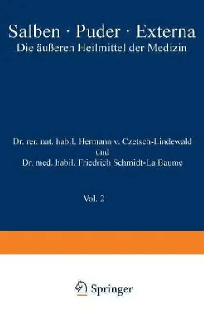 Cover of Salben - Puder - Externa