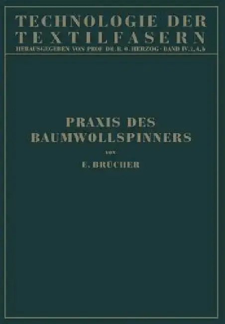 Cover of Baumwollspinnerei
