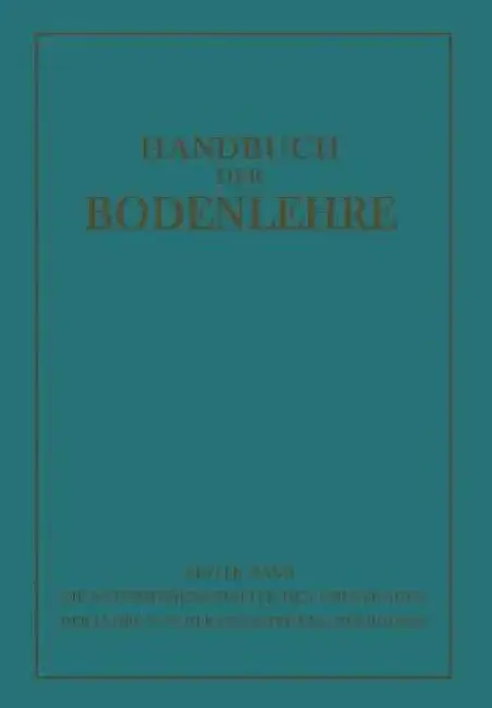 Cover of Die Naturwissenschaftlichen Grundlagen Der Lehre Von Der Entstehung Des Bodens