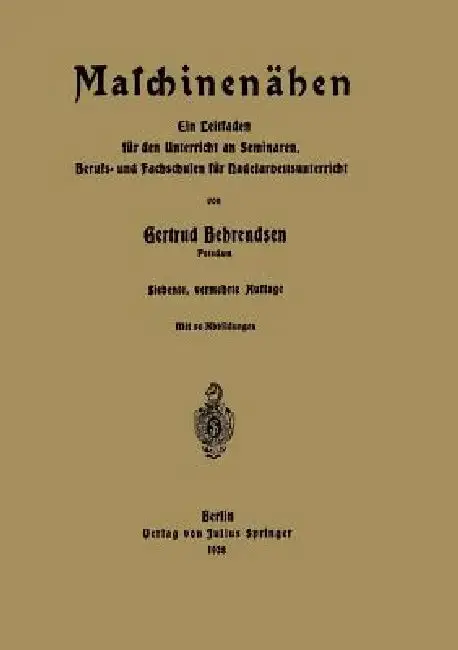 Cover of Maschinenähen