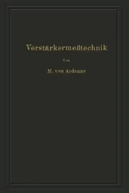 Cover of Verstärkermeßtechnik