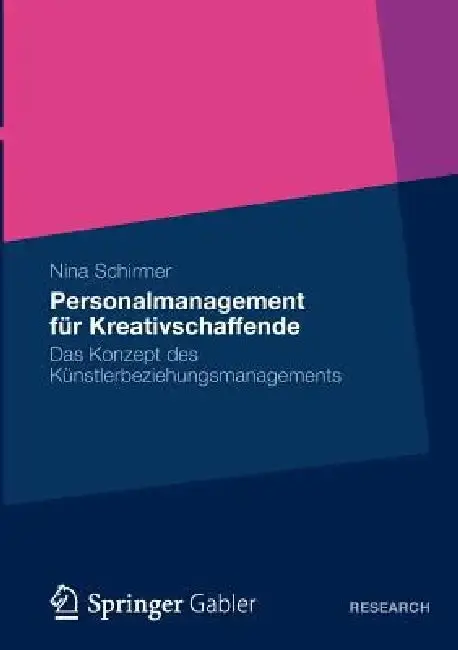 Cover of Personalmanagement Für Kreativschaffende