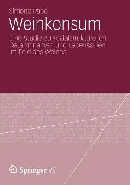 Cover of Weinkonsum