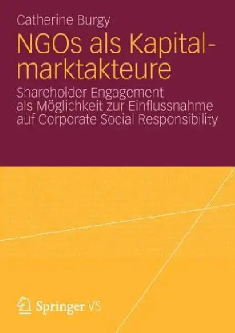 Cover of NGOs ALS Kapitalmarktakteure