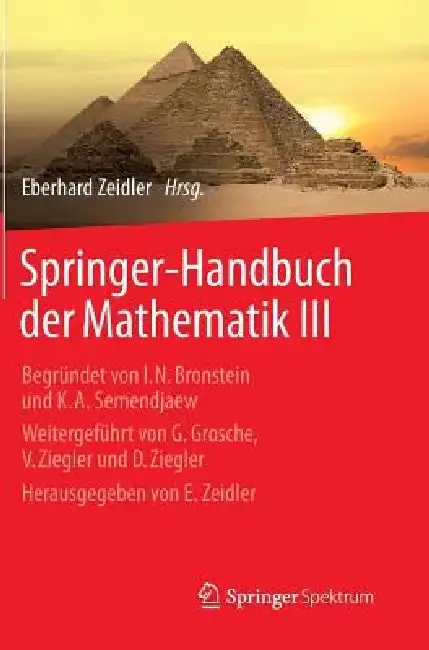 Cover of Springer-Handbuch Der Mathematik III