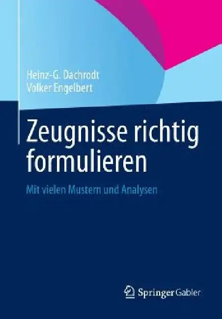 Cover of Zeugnisse Richtig Formulieren