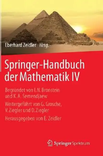 Cover of Springer-Handbuch Der Mathematik IV