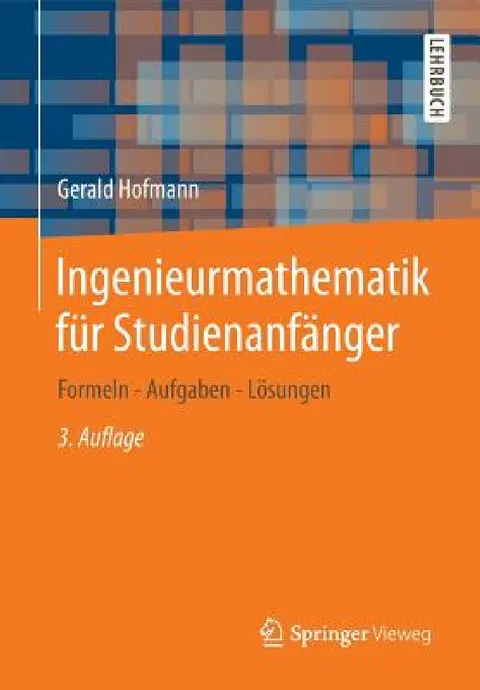 Cover of Ingenieurmathematik Für Studienanfänger
