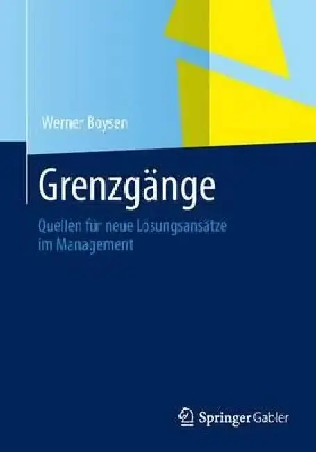 Cover of Grenzgänge Im Management