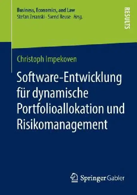 Cover of Software-Entwicklung Für Dynamische Portfolioallokation Und Risikomanagement