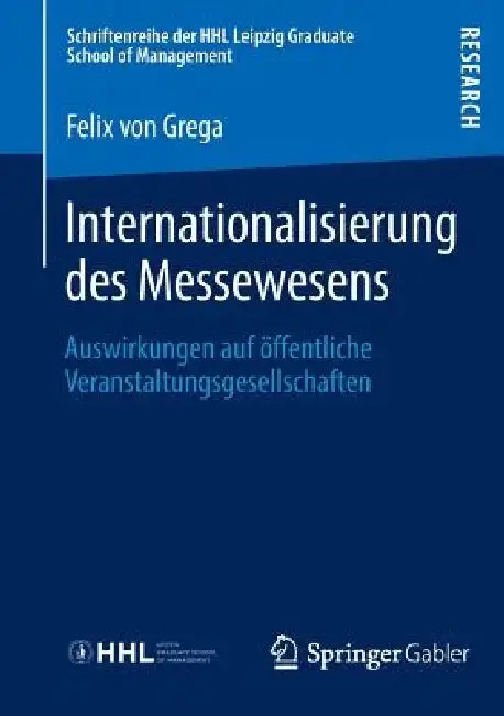 Cover of Internationalisierung Des Messewesens