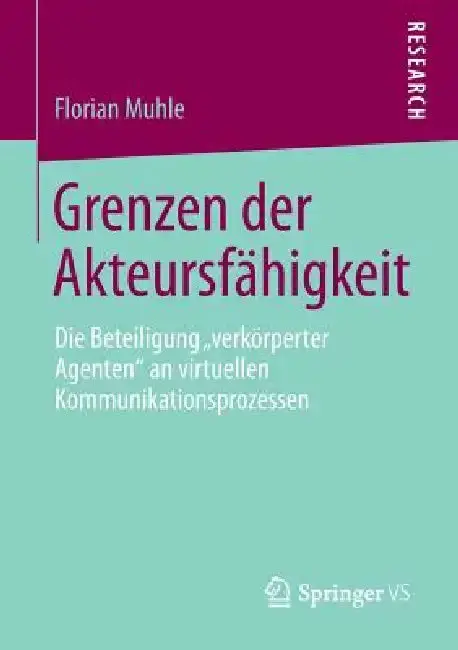 Cover of Grenzen Der Akteursfähigkeit