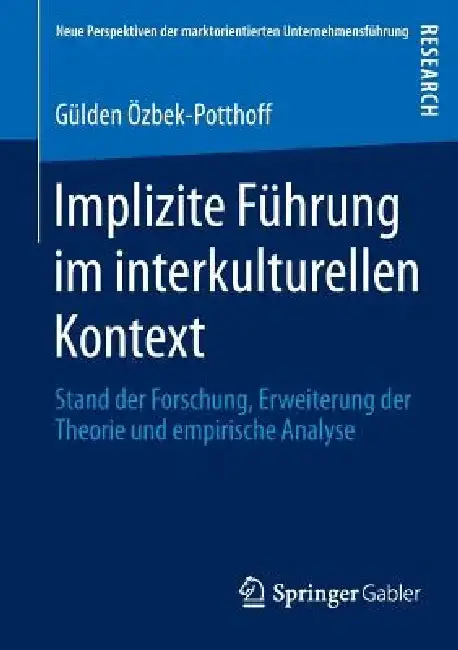 Cover of Implizite Führung Im Interkulturellen Kontext
