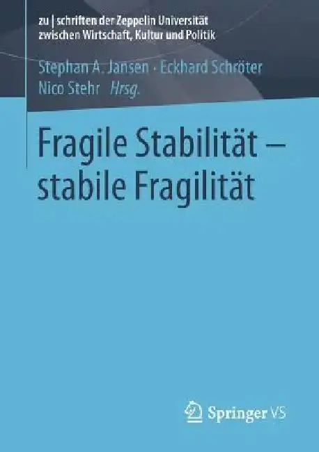 Cover of Fragile Stabilität - Stabile Fragilität