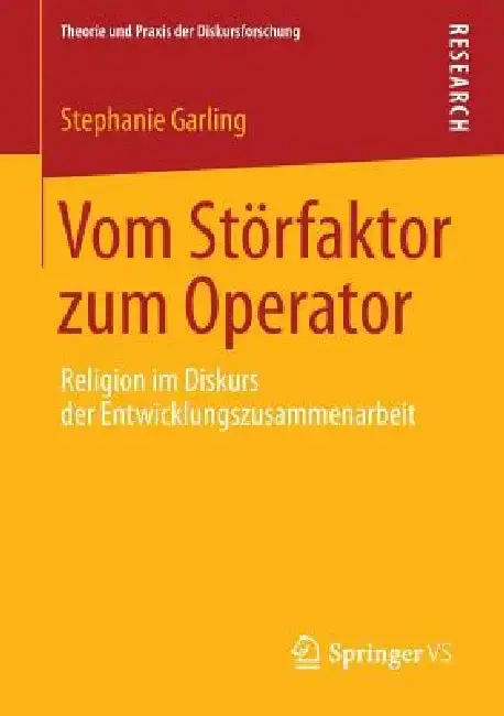 Cover of Vom Störfaktor Zum Operator