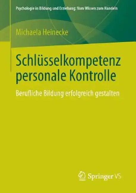 Cover of Schlüsselkompetenz Personale Kontrolle