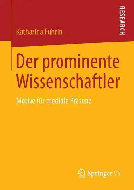 Cover of Der Prominente Wissenschaftler