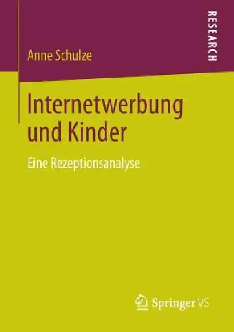 Cover of Internetwerbung Und Kinder