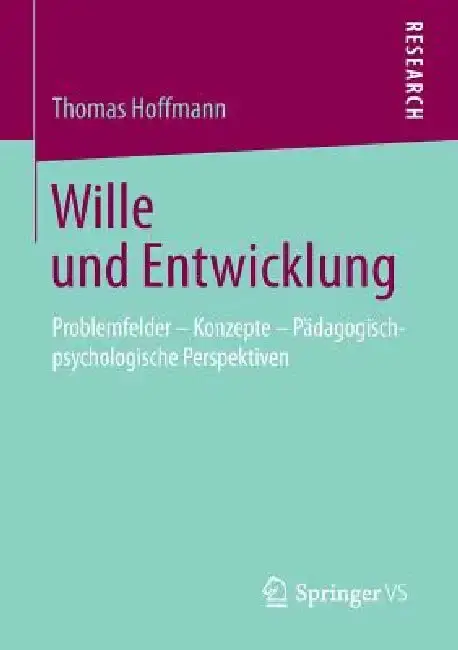 Cover of Wille Und Entwicklung