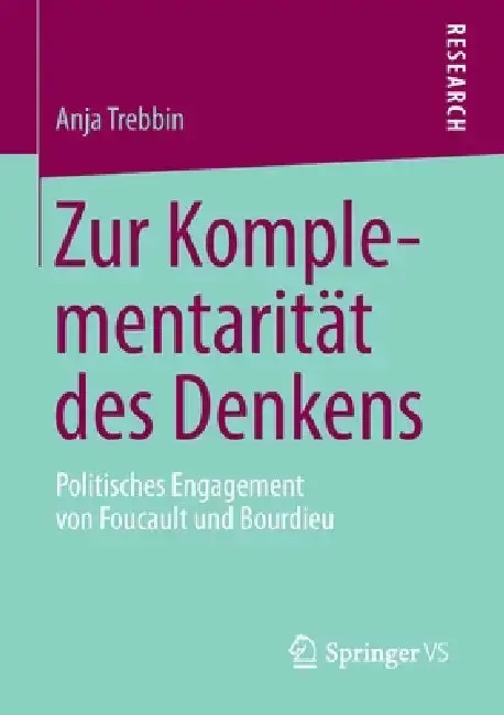 Cover of Zur Komplementarität Des Denkens