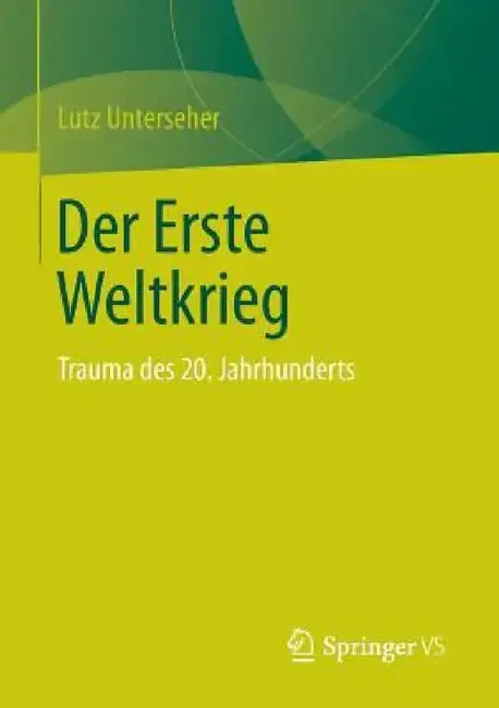 Cover of Der Erste Weltkrieg