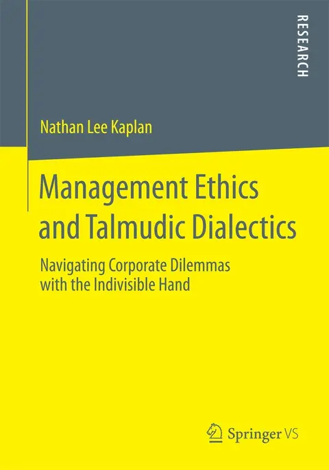 Cover of Management Ethics and Talmudic Dialectics