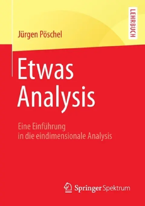 Cover of Etwas Analysis