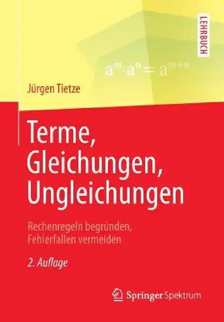 Cover of Terme, Gleichungen, Ungleichungen