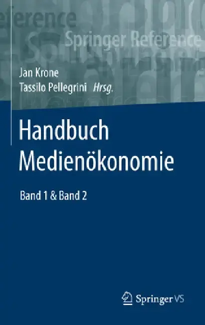 Cover of Handbuch Medienökonomie