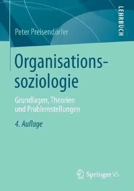 Cover of Organisationssoziologie