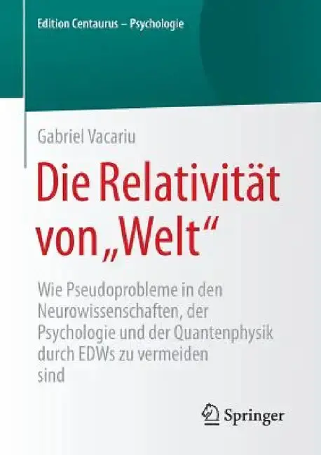 Cover of Die Relativität Von "Welt"