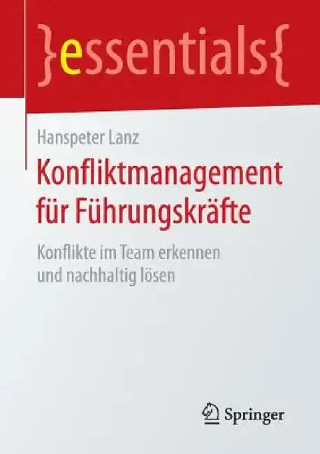 Cover of Konfliktmanagement Für Führungskräfte