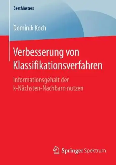 Cover of Verbesserung Von Klassifikationsverfahren