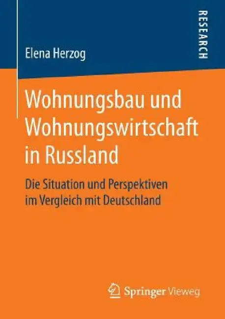 Cover of Wohnungsbau Und Wohnungswirtschaft in Russland