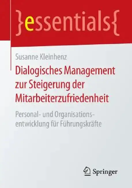 Cover of Dialogisches Management Zur Steigerung Der Mitarbeiterzufriedenheit