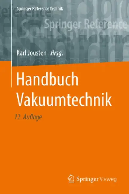 Cover of Handbuch Vakuumtechnik