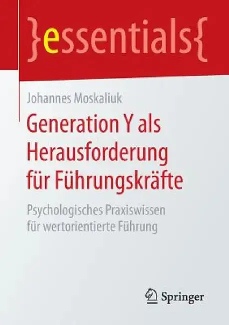Cover of Generation Y ALS Herausforderung Für Führungskräfte