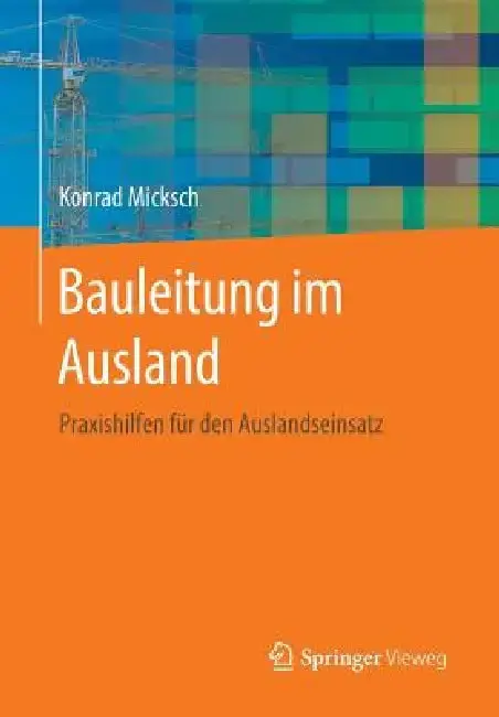 Cover of Bauleitung Im Ausland