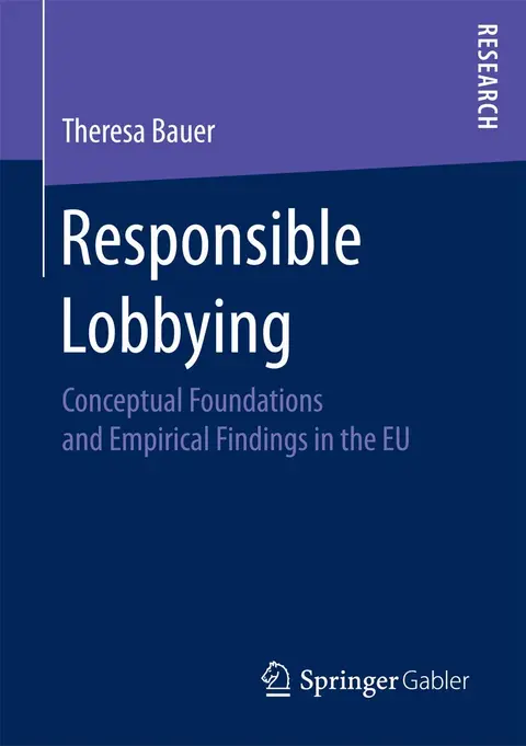 Cover of Responsible Lobbying