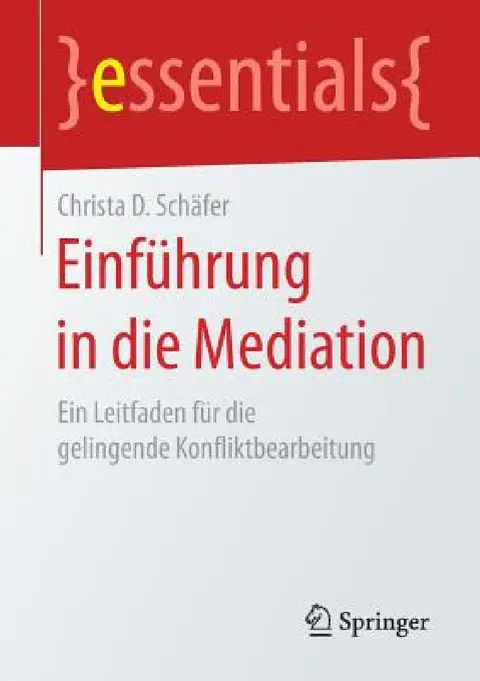 Cover of Einführung in Die Mediation
