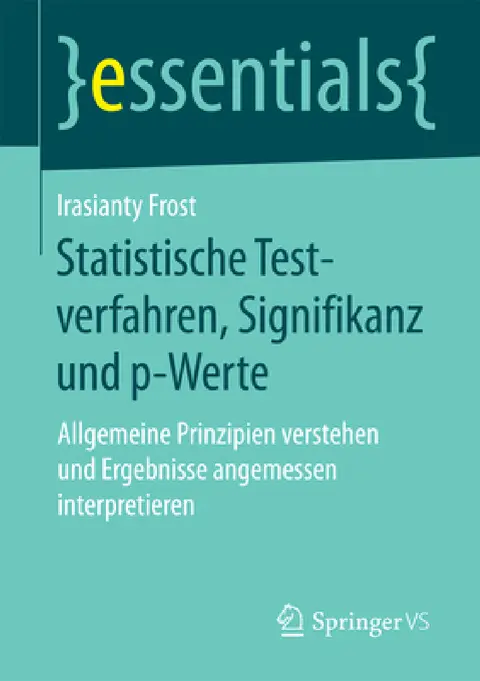 Cover of Statistische Testverfahren, Signifikanz Und P-Werte