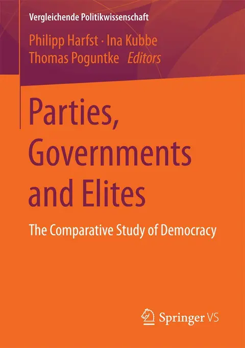 Cover of Parties, Governments and Elites