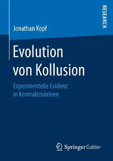 Cover of Evolution Von Kollusion