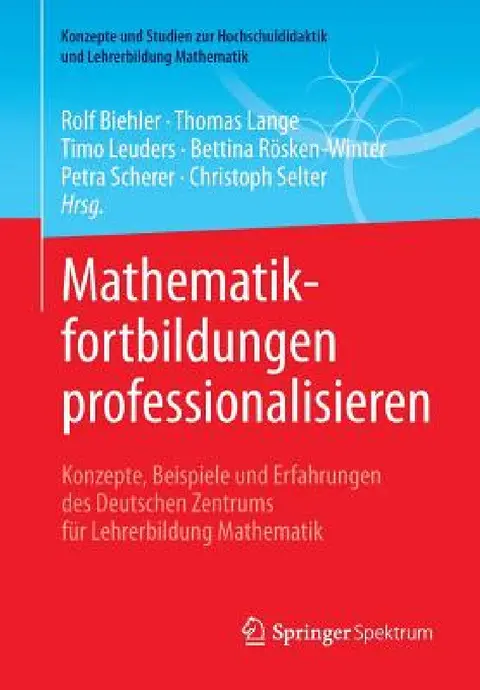 Cover of Mathematikfortbildungen Professionalisieren