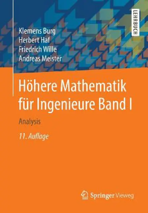 Cover of Höhere Mathematik Für Ingenieure Band I