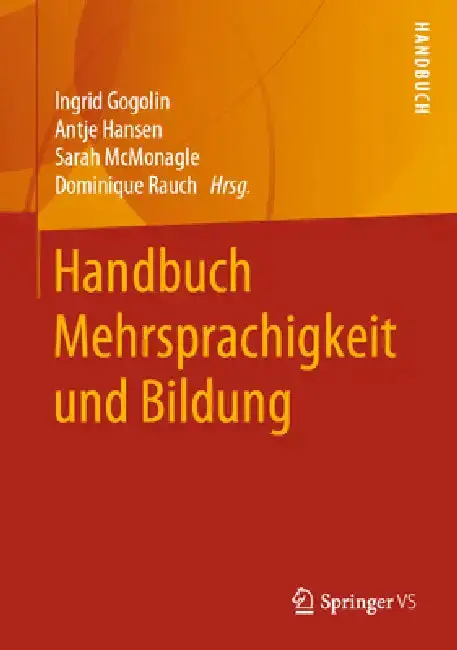 Cover of Handbuch Mehrsprachigkeit Und Bildung