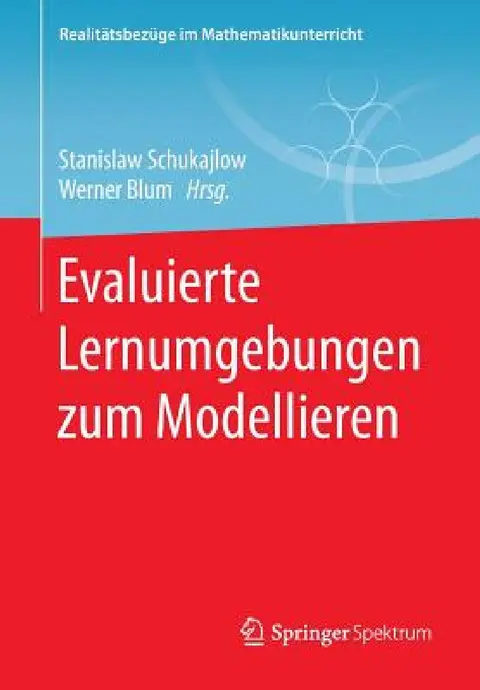 Cover of Evaluierte Lernumgebungen Zum Modellieren