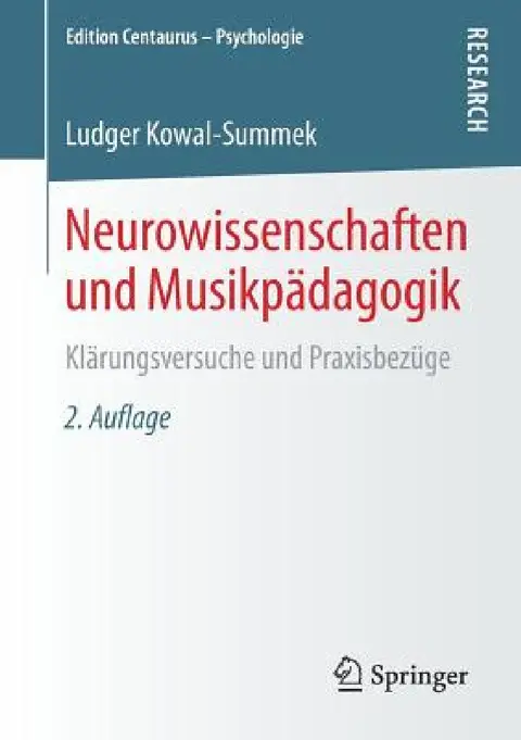 Cover of Neurowissenschaften Und Musikpädagogik