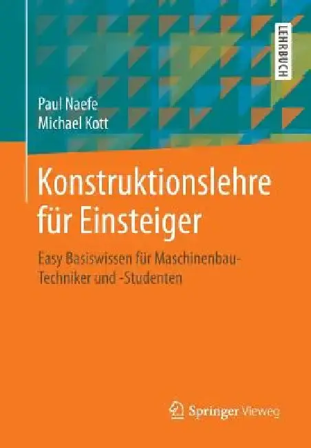 Cover of Konstruktionslehre Für Einsteiger